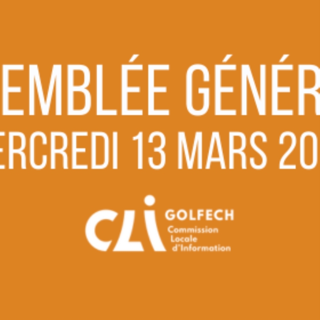 Assemblée Générale de la CLI de Golfech - mercredi 13 mars après-midi