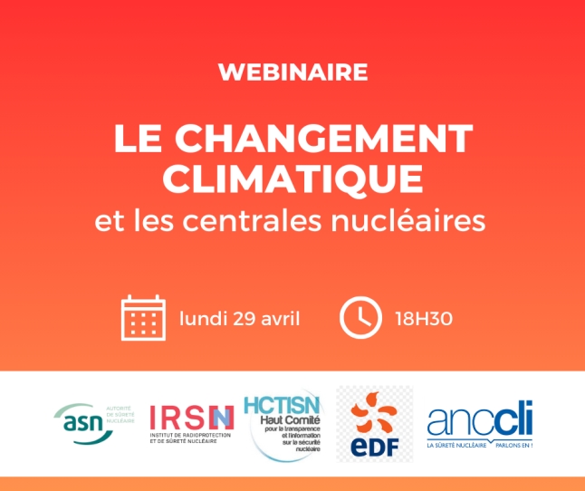 Webinaire Le changement climatique et les centrales nucléaires au-delà de 40 ans 