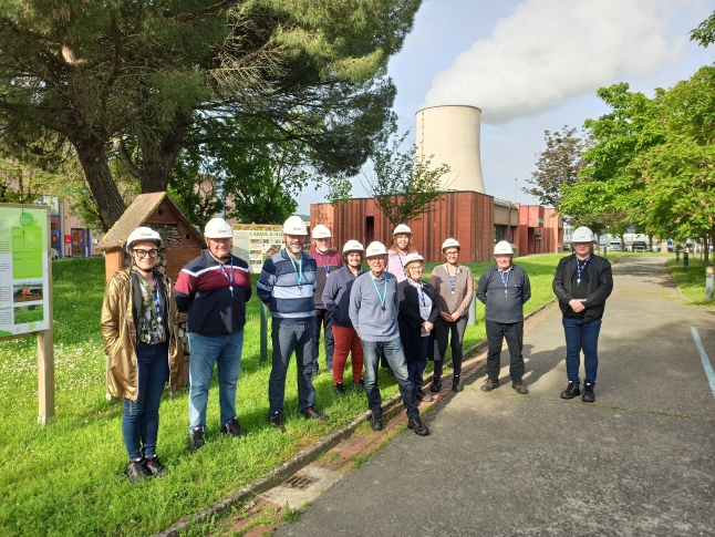 Formation des membres de la CLI : visite de la centrale nucléaire