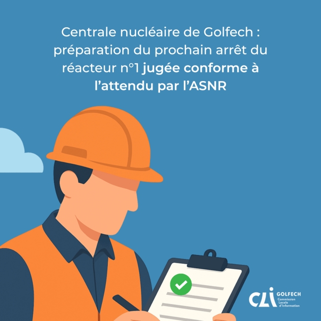 Prochain arrêt du réacteur n°1 de Goflech bien préparé selon l'ASNR